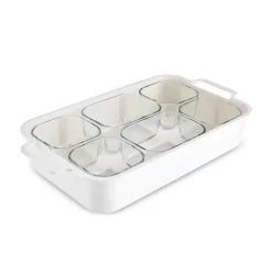 Sale Ebru 8 Piece Breakfast Tableware Set, Multi Storage Containers