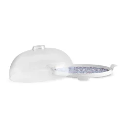 Ebru Cake Dome with Stand, 35cm, Multi Serving Platters