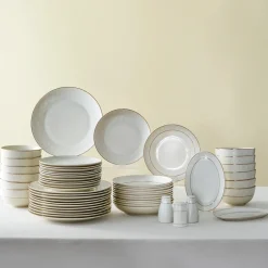 Discount Elegance Bone China Mandarin 53-Piece Dinner Set for 12 People, See All Dinner Sets|Bone China Dinner Sets