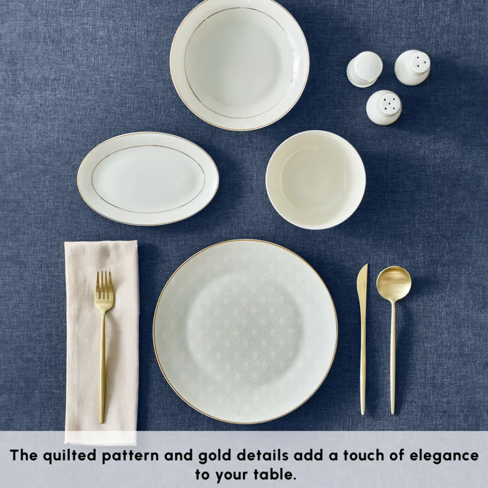 Discount Elegance Bone China Mandarin 53-Piece Dinner Set for 12 People, See All Dinner Sets|Bone China Dinner Sets