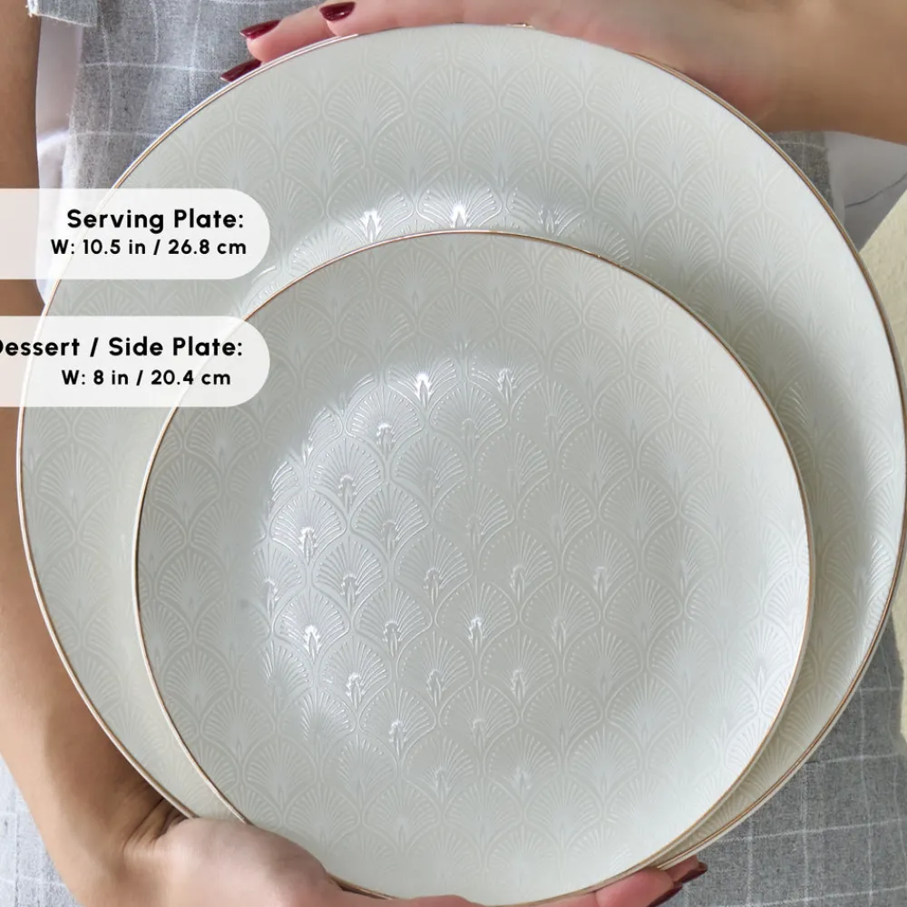 Discount Elegance Bone China Mandarin 53-Piece Dinner Set for 12 People, See All Dinner Sets|Bone China Dinner Sets