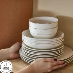 Discount Elegance Bone China Mandarin 53-Piece Dinner Set for 12 People, See All Dinner Sets|Bone China Dinner Sets