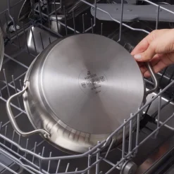 Sale Elite Stainless Steel Induction Shallow Casserole & Lid, 24cm, Silver Pots|Induction Cookware