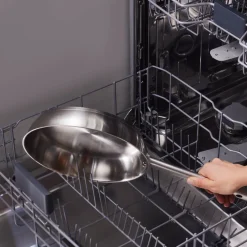 Sale Elite Stainless Steel Induction Frying Pan, 26cm, Silver Pans|Induction Cookware