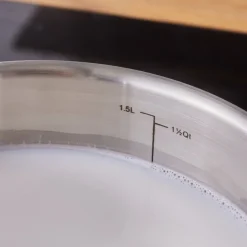 Sale Elite Stainless Steel Induction Milk Pot, 14cm, 1,6L, Silver Pots|Induction Cookware