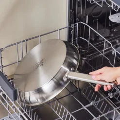 Outlet Elite Stainless Steel Induction Frying Pan, 30cm, Silver Pans|Induction Cookware