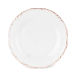 Clearance Elizabeth Ceramic Dinner Plate, 25cm, Ecru Dinner Plates