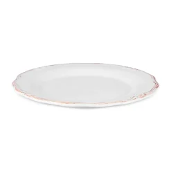 Clearance Elizabeth Ceramic Dinner Plate, 25cm, Ecru Dinner Plates