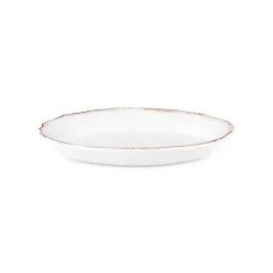 Sale Elizabeth Ceramic Serving Platter, 20cm, Ecru Serving Platters