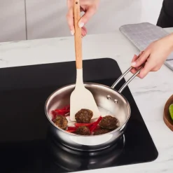 Clearance Emirgan Stainless Frying Pan, 20cm, Silver Pans