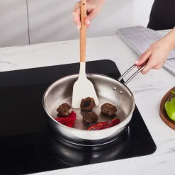 Emirgan Steel Pan, 24cm, Silver Pans