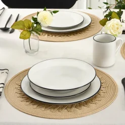 Clearance Emma 30-Piece Porcelain Dinner Set for 6 People, White See All Dinner Sets|Porcelain Dinner Sets