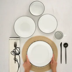 Clearance Emma 30-Piece Porcelain Dinner Set for 6 People, White See All Dinner Sets|Porcelain Dinner Sets