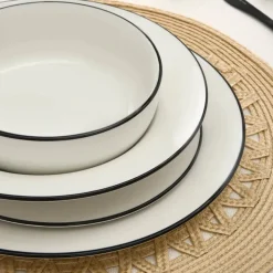Clearance Emma 30-Piece Porcelain Dinner Set for 6 People, White See All Dinner Sets|Porcelain Dinner Sets
