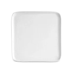 Best Epsilon Porcelain Square Dessert/Side Plate, 22cm, White Side Plates