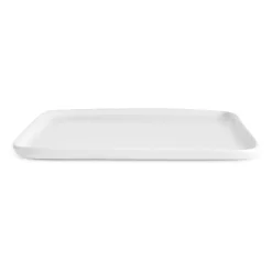 New Epsilon Porcelain Square Dinner Plate, 26cm, White Dinner Plates
