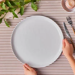 Hot Epsilon Porcelian Serving Platter, 35,5cm, White Serving Platters