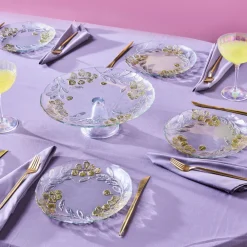 Online Eucaliyptus 7-Piece Glass Serveware Set for 6 People, Brown See All Serveware Sets|Glass Serveware Sets