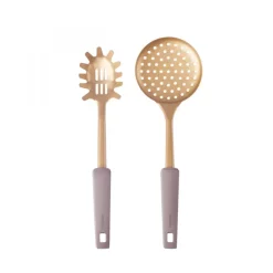 New Eva 5-Piece Kitchen Utensil Set, Antiqued Gold Kitchen Utensils