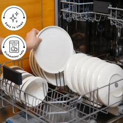 New Felix 18-Piece Porcelain Dinner Set for 6 People, White See All Dinner Sets|Porcelain Dinner Sets