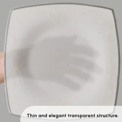 Outlet Fine Pearl Neklus 58-Piece Dinner Set for 12 People, See All Dinner Sets|Fine Bone Dinner Sets