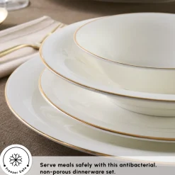 Discount Fine Pearl New Fame 58-Piece Dinner Set for 12 People, See All Dinner Sets|Fine Pearl Dinner Sets