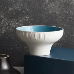 Sale Fit Collection Stoneware CerealSoup Bowl, 20cm, Blue White Bowls