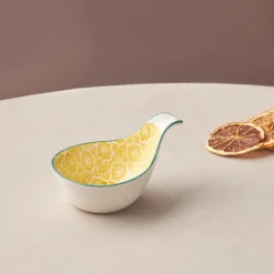 Best Floral Porcelain Drop Snack/Sauce Bowl, 10cm, Bowls