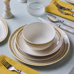 Outlet Forever Bone China Bondi 53-Piece Dinner Set for 12 People, Multi See All Dinner Sets|Bone China Dinner Sets