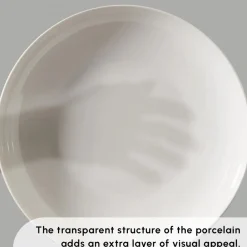 Hot Forever Bone China Allure 41-Piece Dinner Set for 12 People, White See All Dinner Sets|Bone China Dinner Sets