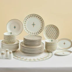 Forever Bone China Dorothy, 53-Piece Dinner Set for 12 People, See All Dinner Sets|Bone China Dinner Sets