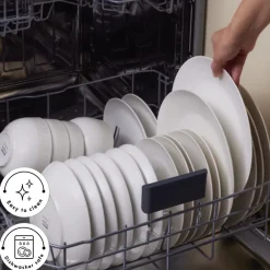 Online Forever Bone China Arte 53-Piece Dinner Set for 12 People, White See All Dinner Sets|Bone China Dinner Sets