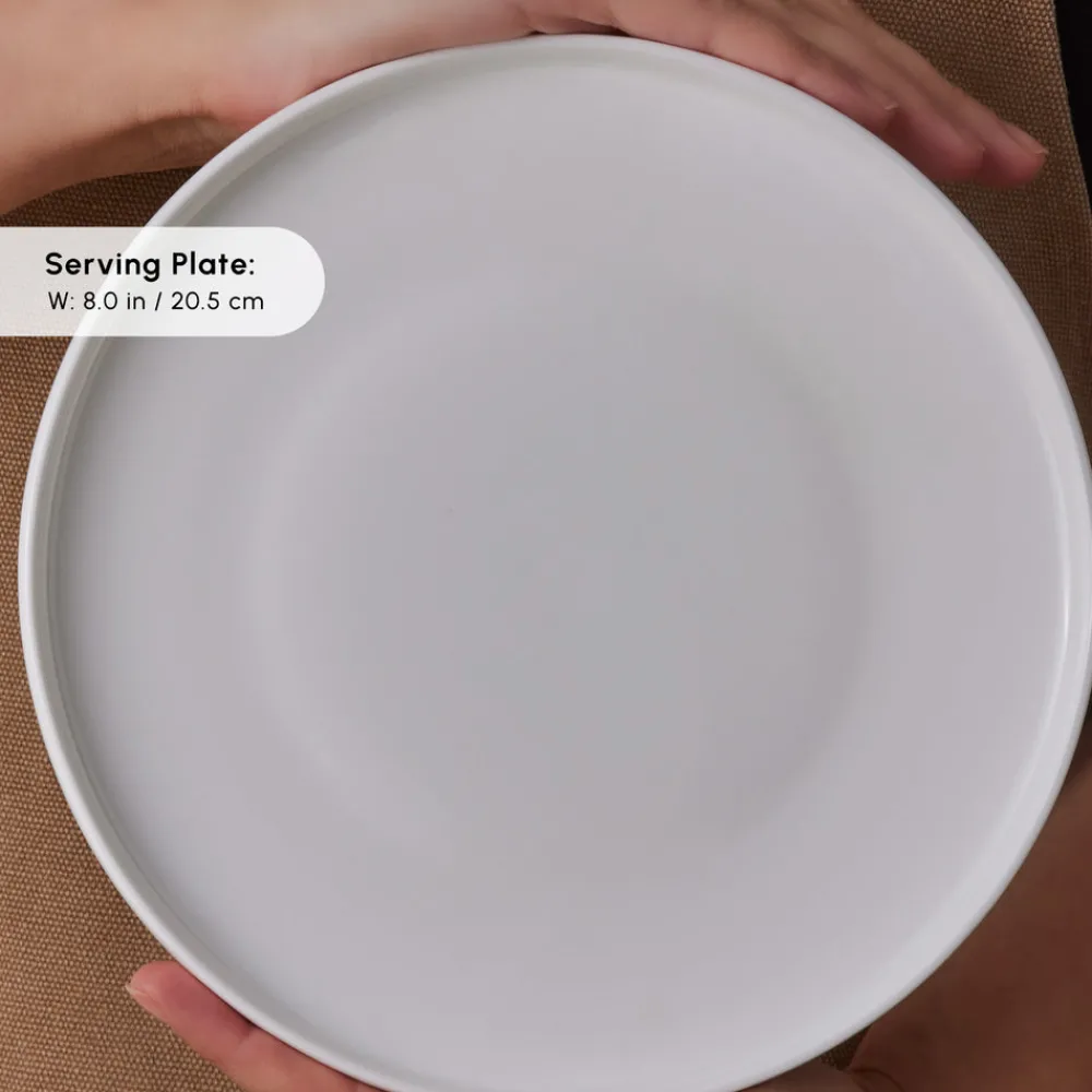 Forever Bone China Fika 22-Piece Serveware Set for 6 People, White Forever Bone China Serveware Sets|See All Serveware Sets