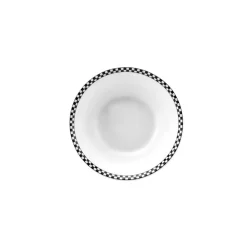 Discount Game New Generation Bone CerealSoup Bowl, 14cm, Black White Bowls