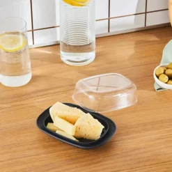 Best Girona 2-Piece Breakfast Storage Container, Blue Storage Containers