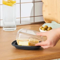 Best Girona 2-Piece Breakfast Storage Container, Blue Storage Containers