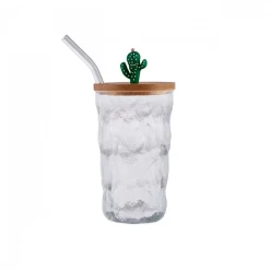 Sale Glacier 2 Piece Glass Set with Straws, Transparent Multi Mixed Glass Sets