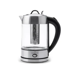 Hot Glass Herbal Tea Maker and Kettle, 1.7L, Inox Kettles