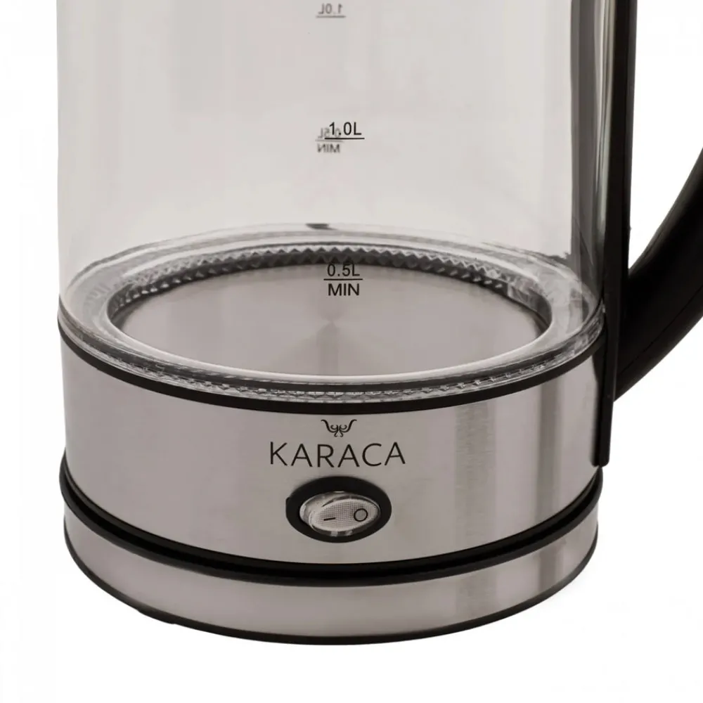 Hot Glass Herbal Tea Maker and Kettle, 1.7L, Inox Kettles