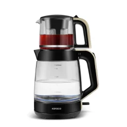 New Glass Tea XL 2 in 1 Tea Maker Kettle, 1900W, Tea Machines