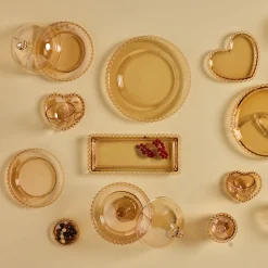 Clearance Glory Glass Dessert Plate, 19cm, Side Plates