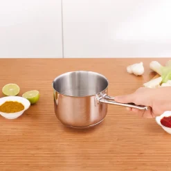 Best Grace Stainless Steel Induction Saucepan, 14cm, Silver Pans|Induction Cookware