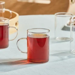 Discount Guido 6-Piece Tea Cup Set for 6 People, 200ml, Transparent Tea Set