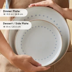 New Haag 16-Piece Stoneware Dinner Set for 4 People, Multi See All Dinner Sets|Stoneware Dinner Sets