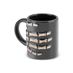 Discount Halloween Bones Ceramic Mug, 460ml, Multicolour Mugs
