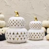 New Halloween Led Light Trinket, 19cm, White Gold Ornaments