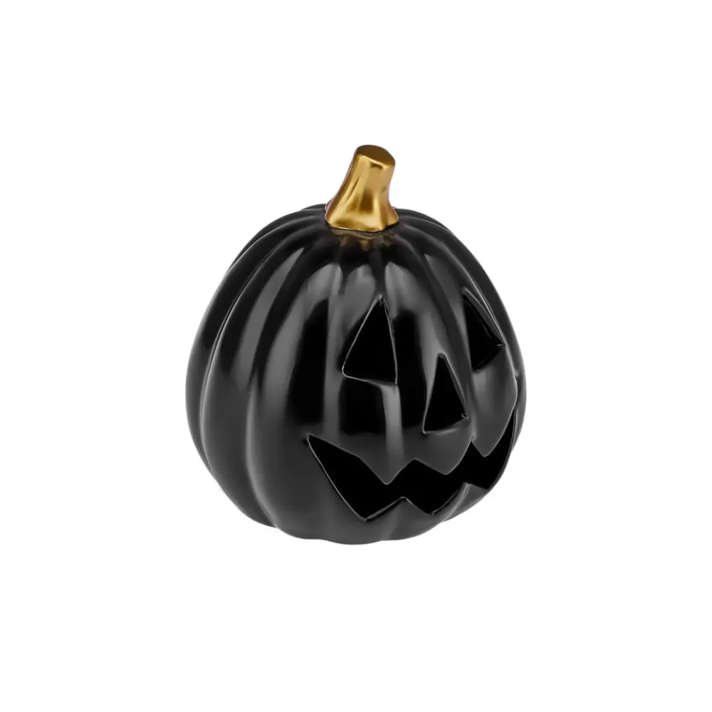 Discount Halloween Led Light Trinket, 15cm, Black Gold Ornaments
