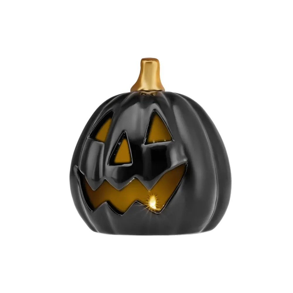 Discount Halloween Led Light Trinket, 15cm, Black Gold Ornaments