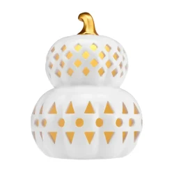 Outlet Halloween Led Light Trinket, 24cm, White Gold Ornaments