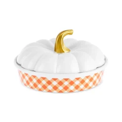 New Halloween Mothers Hand Pumpkin Ceramic Serving Platter, 24cm, Multicolour Bowls
